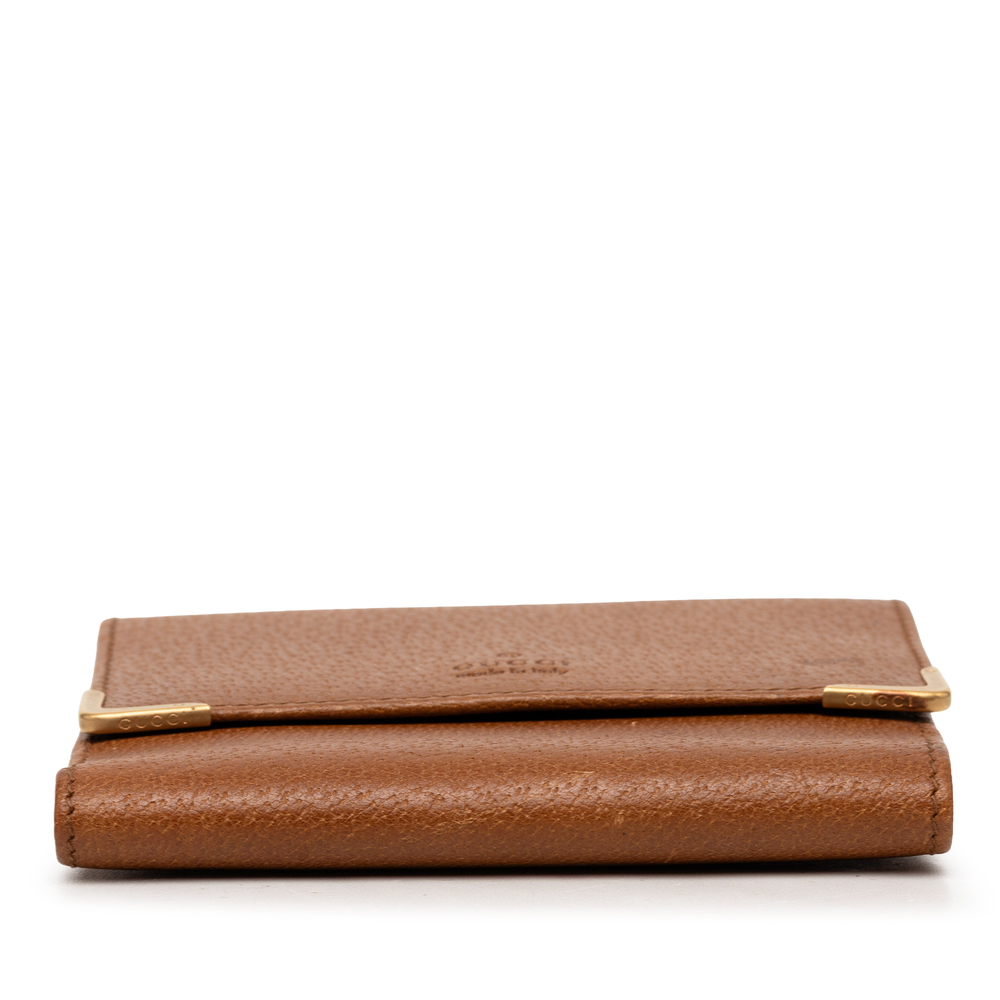 Pre-Loved Gucci Calfskin French Flap Wallet - Picture 3 of 8